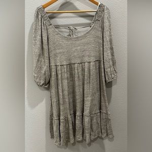 Anthropologie Ribbed mini dress